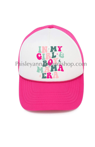 In my girl and boy mama era trucker hat