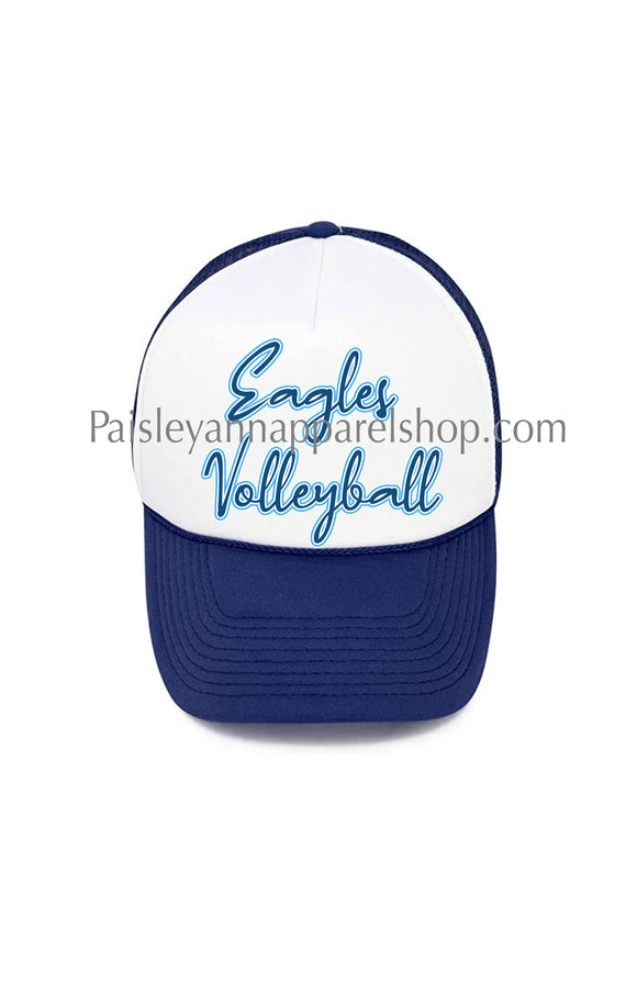 Eagles volleyball trucker hat