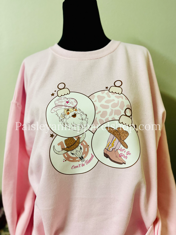 Pink country sweatshirt RTS SIZE L