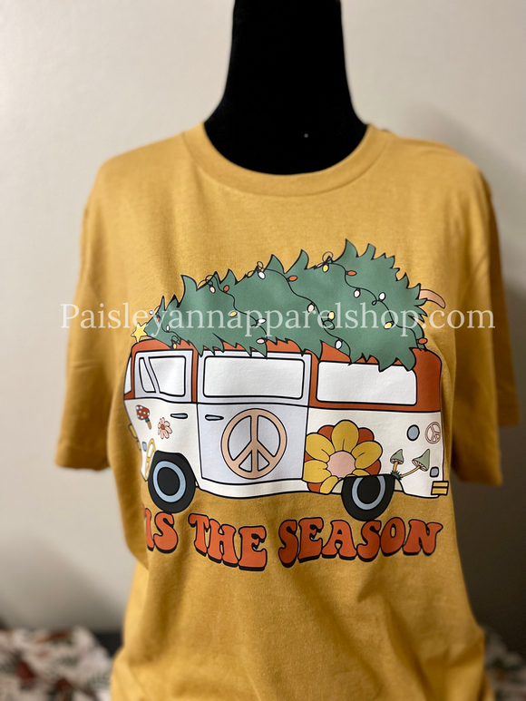 Retro Christmas van hippie RTS SIZE m