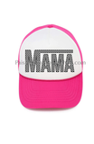 Mama checkerboard trucker hat