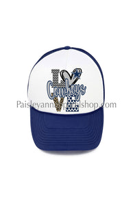 Cowboys love Dallas trucker hat