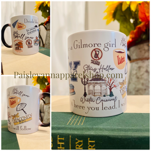 Gilmore Girls color changing mug stars hollow