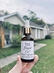 Beard oil 2 oz dropper bottle