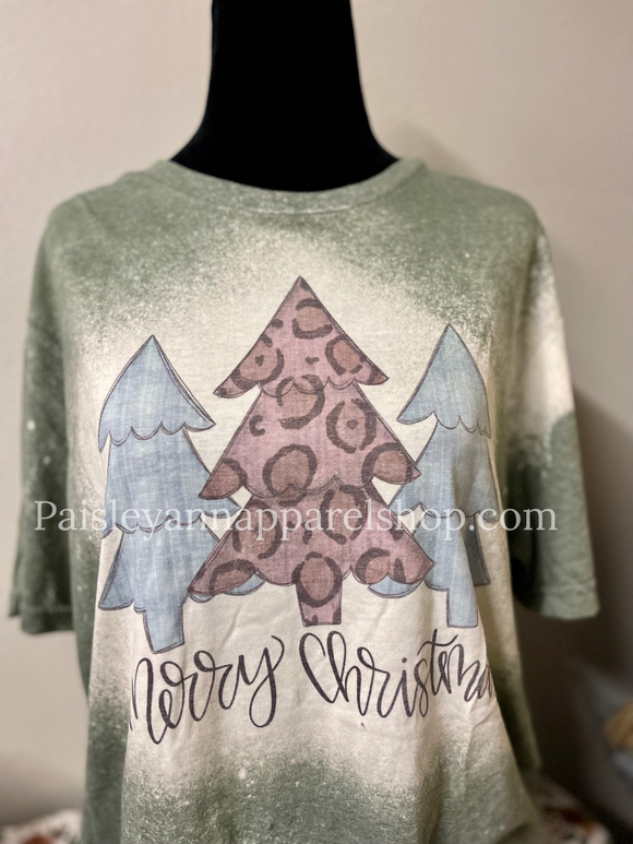 Merry Christmas tree green RTS size L