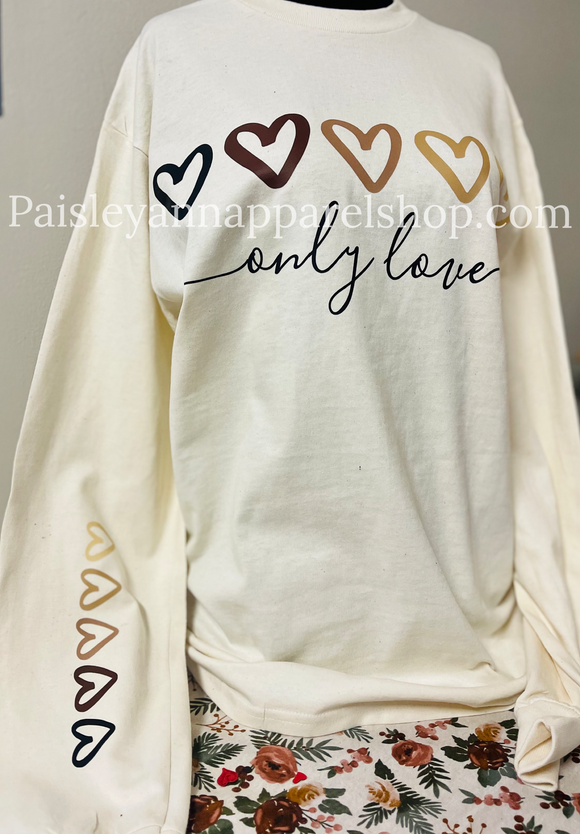Only love hearts long sleeve