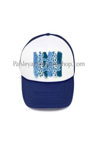 Eagles basketball trucker hat