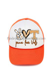 Peace love vols Tennessee trucker hat