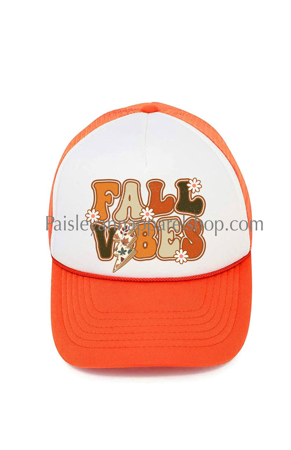 Fall vibes trucker hat