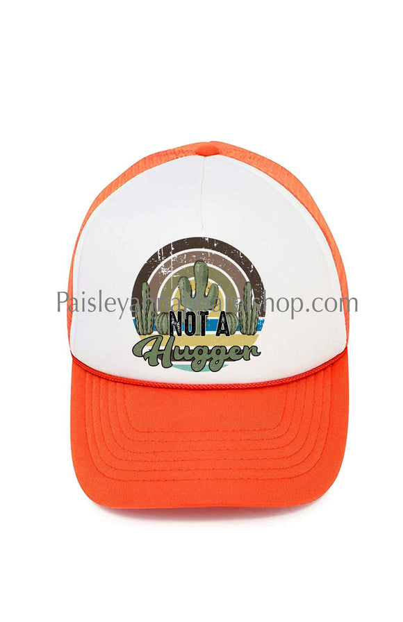 Not a hugger trucker hat