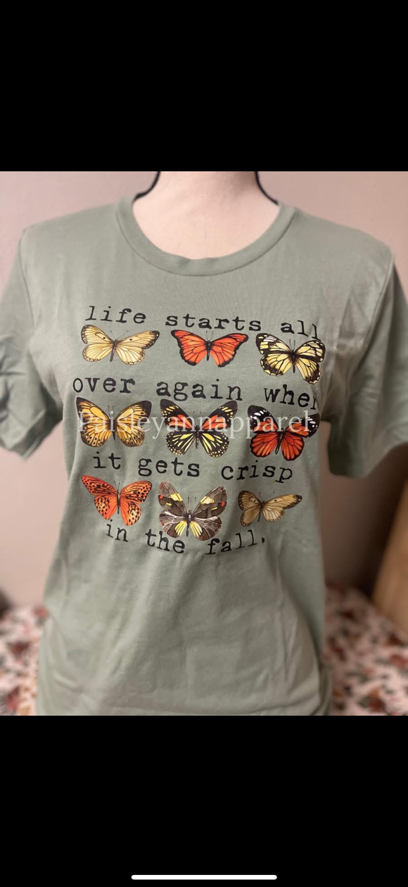 Butterflies fall size Small