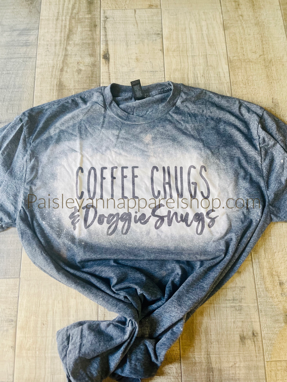Coffee chugs and DOGGIE snugs