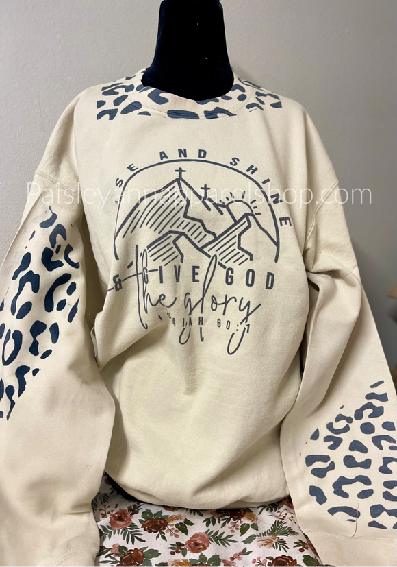 Rise and shine and give God the glory —flawed— RTS size L