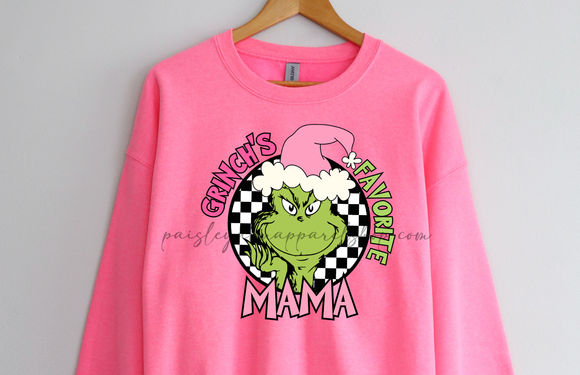 Grinch's favorite mama sweatshirt