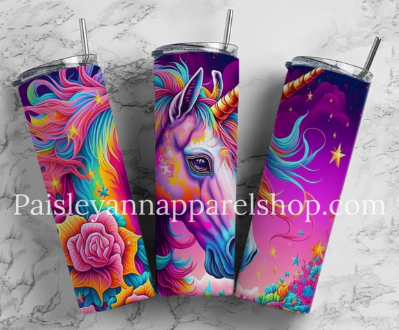 Lisa frank unicorn 20 oz tumbler
