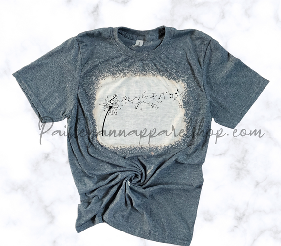 Music note dandelion flower