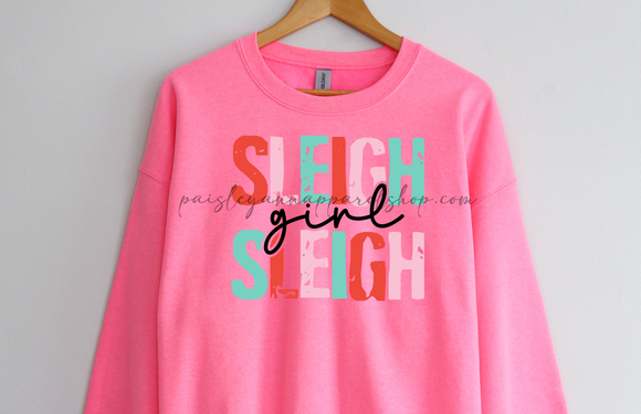 Sleigh girl Sleigh pink sweatshirt
