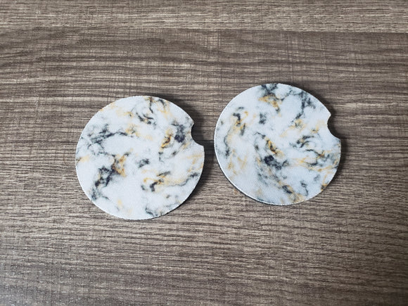Marble car coasters