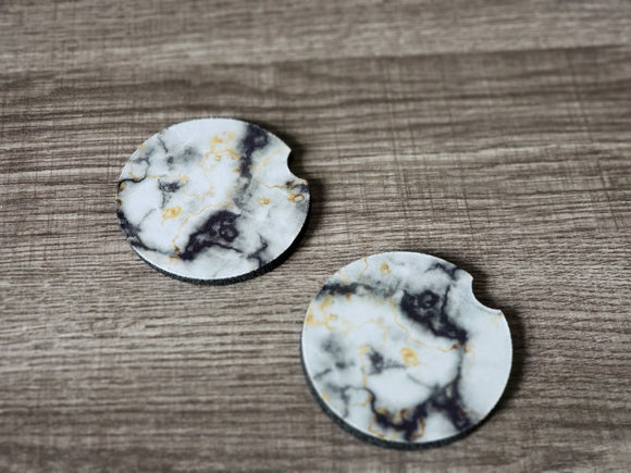 Marble car coasters
