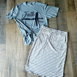 Faith over Fear blue