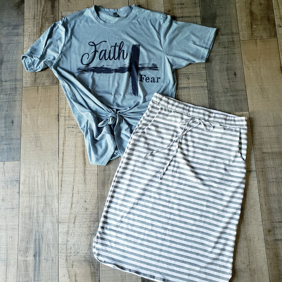 Faith over Fear blue