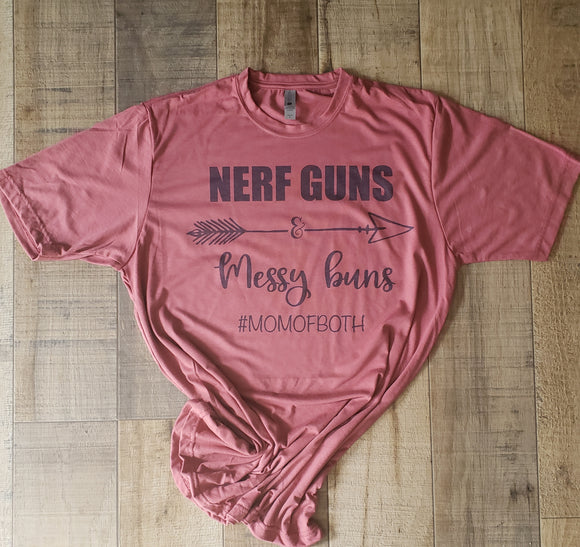 Nerf guns & Messy buns. Mom of both