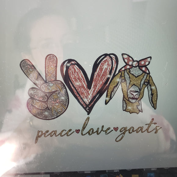 Peace love goats