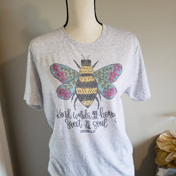 Kind words are like honey Heathered