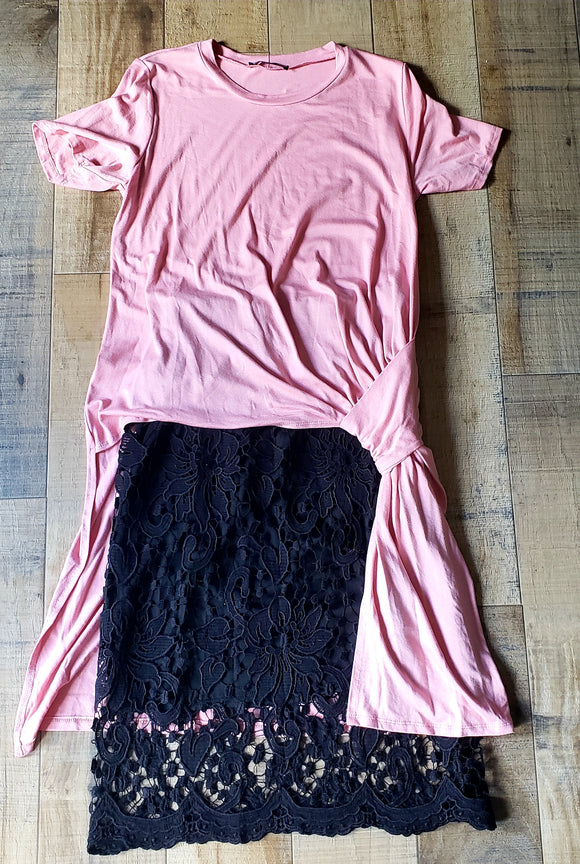 Pink blouse