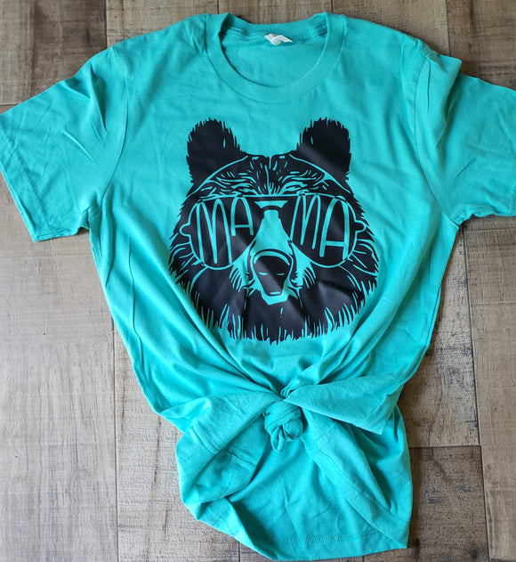Mama bear SCREEN PRINT T shirt