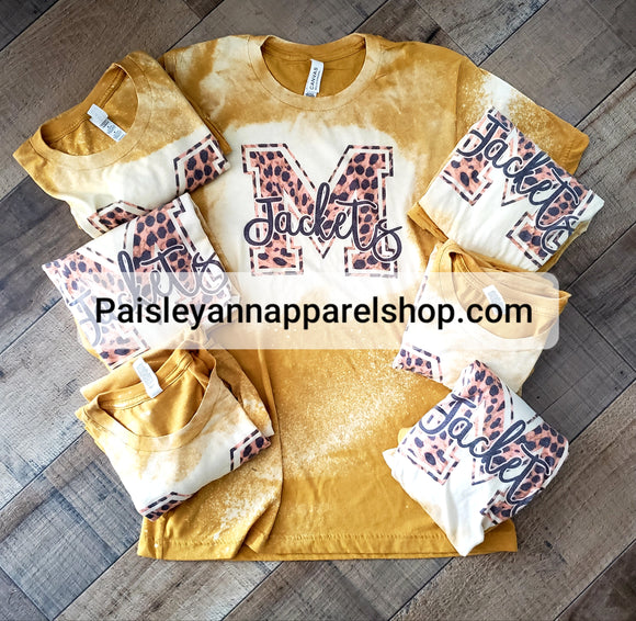 Jackets spirit shirt with leopard