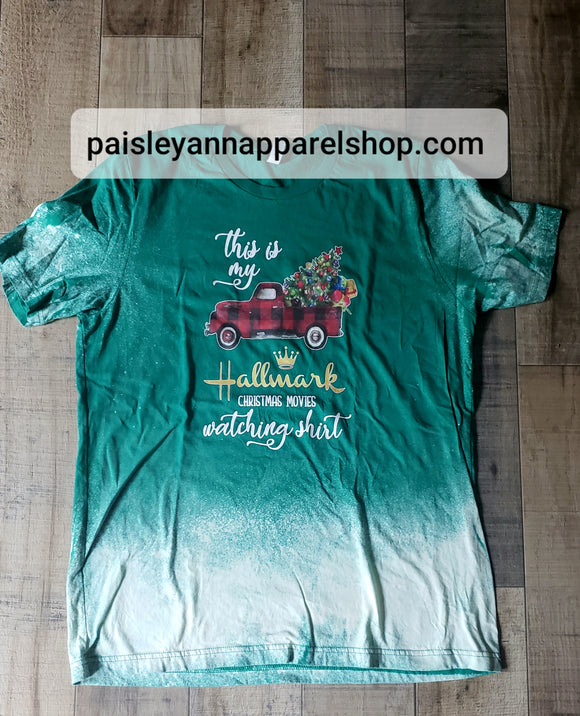 This is my  christmas movie watching shirt  SCREEN PRINT shirt