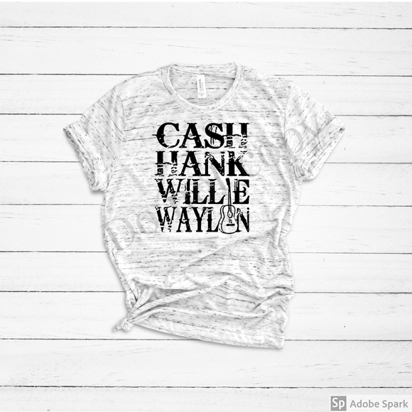 Cash Hank Willie Waylon