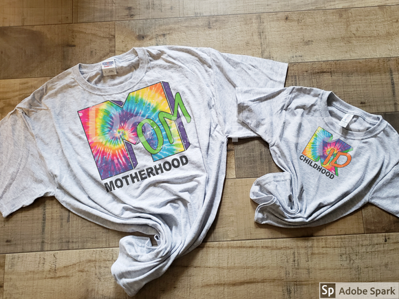 Kid childhood tie dye