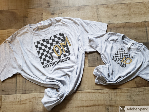 Kid childhood checkered