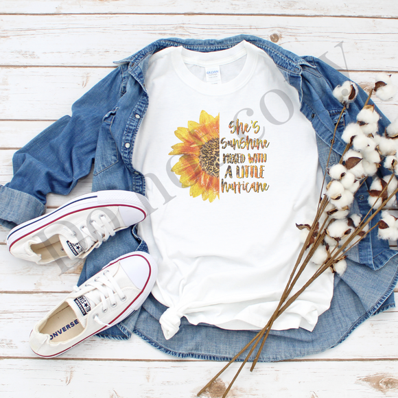 Shes sunshine mixed with a little hurricane sunflower