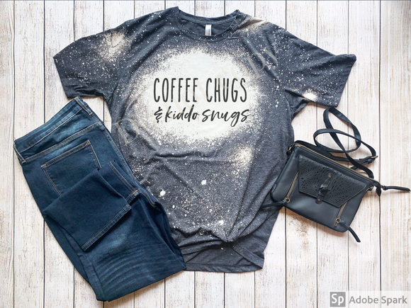 Coffee chugs and kiddo snugs