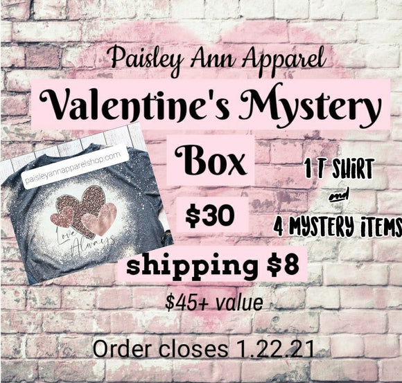 Valentine's Day Tee shirt Box- EXCLUSIVE!