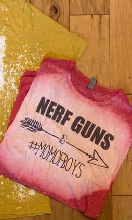 Nerf guns mom of boys distressed red