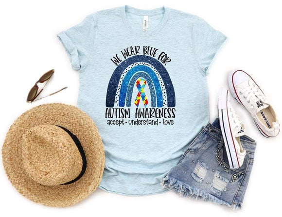 Autism Awareness rainbow