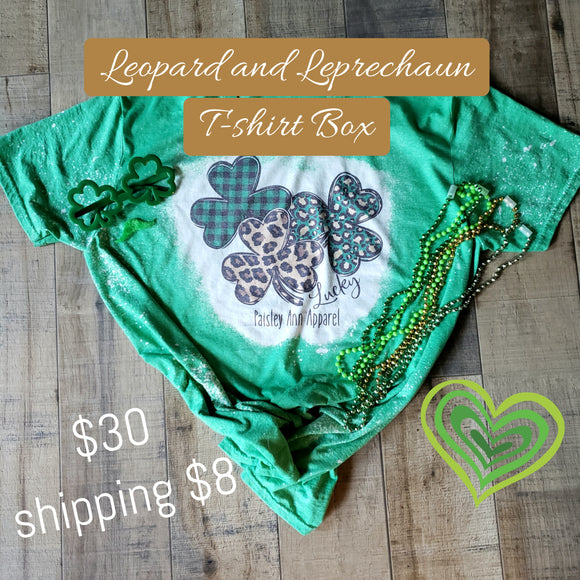 St. Patrick's day T shirt box-  Tee shirt Box- EXCLUSIVE!