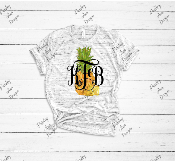 Pineapple Monogram