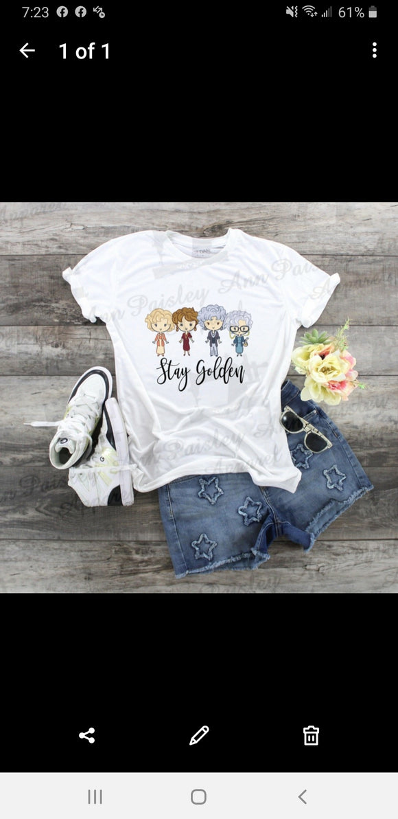 Stay Golden- Golden Girls- marble option