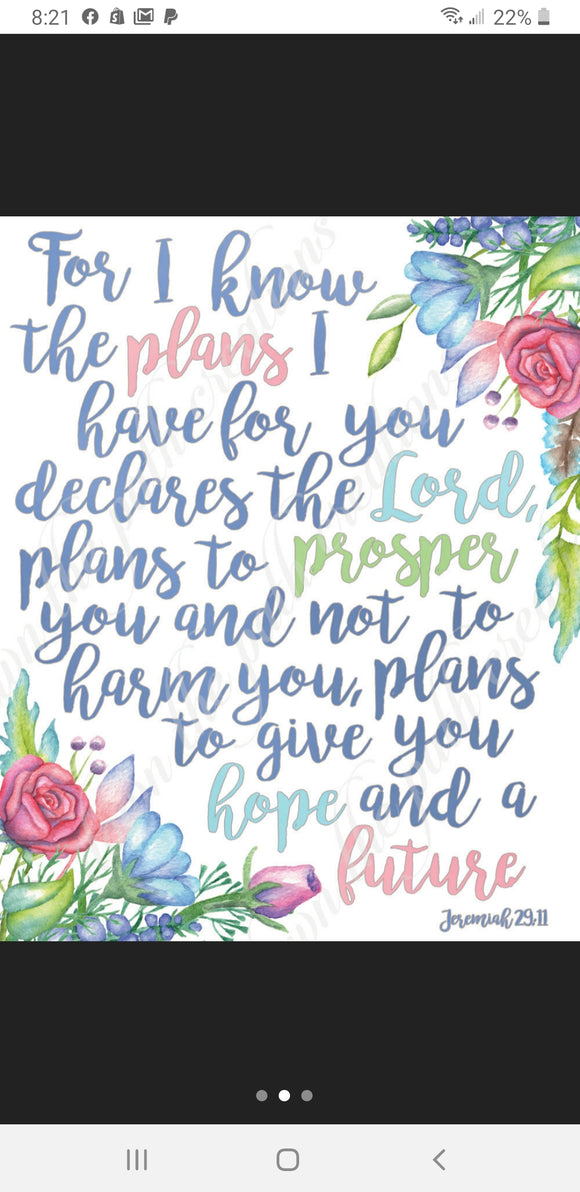 Jeremiah 29:11