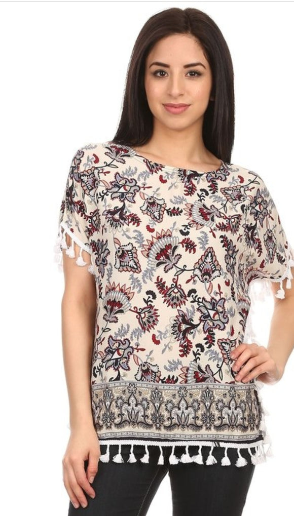 One size Floral shirt