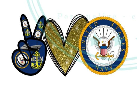 Peace love Navy