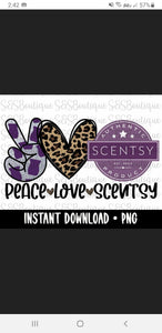 Peace love scentsy