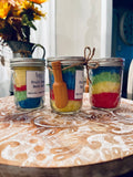 Bath salt with scoop 8 oz
